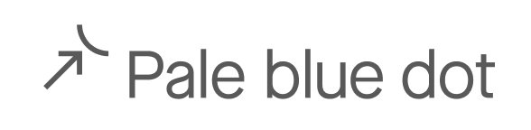 Pale Blue Dot
